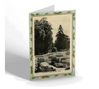 CHRISTMAS NOTELET - Vintage Devon - Rougemont Castle Grounds, Exeter (a)