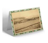 CHRISTMAS NOTELET - Vintage Devon - Seaton from Barnard's Hill, Colyford