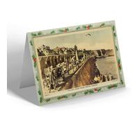 CHRISTMAS NOTELET - Vintage Devon - The Cliffs, Marine Parade, Preston, Paignton (b)