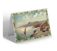 CHRISTMAS NOTELET - Vintage Devon - The Coast At Ilfracombe