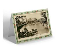 CHRISTMAS NOTELET - Vintage Devon - The Harbour Looking Towards Capstone Ilfracombe