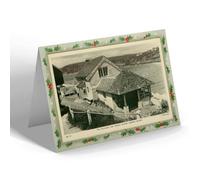 CHRISTMAS NOTELET - Vintage Devon - The Pilchard Inn, Burgh Island, Bigbury-on-Sea