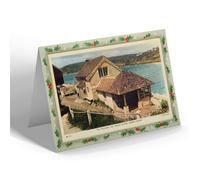 CHRISTMAS NOTELET - Vintage Devon - The Pilchard Inn, Burgh Island, Bigbury-on-Sea b