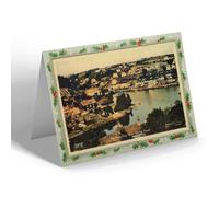 CHRISTMAS NOTELET - Vintage Devon - The Point, Noss Mayo, Newton Ferrers (b)