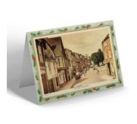 CHRISTMAS NOTELET - Vintage Dorset - East Street, Blandford (b)