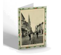 CHRISTMAS NOTELET - Vintage Dorset - High East Street, Dorchester
