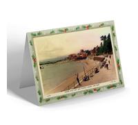 CHRISTMAS NOTELET - Vintage Dorset - Marine Walk & Jane Austen's Corner Lyme Regis b