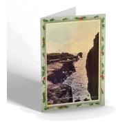 CHRISTMAS NOTELET - Vintage Dorset - Pulpit Rock, Long View, Portland (b)