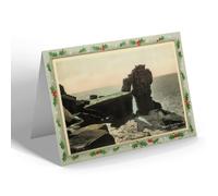 CHRISTMAS NOTELET - Vintage Dorset - Pulpit Rock, Portland (a)
