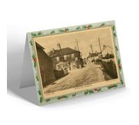 CHRISTMAS NOTELET - Vintage Dorset - The Black Dog, Broadmayne