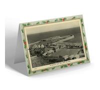 CHRISTMAS NOTELET - Vintage Dorset - The Bowling Green and Cobbe, Lyme Regis