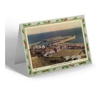CHRISTMAS NOTELET - Vintage Dorset - The Bowling Green and Cobbe, Lyme Regis (b)