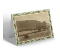 CHRISTMAS NOTELET - Vintage Dorset - The Giant, Cerne Abbas