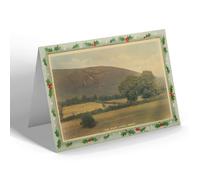 CHRISTMAS NOTELET - Vintage Dorset - The Giant, Cerne Abbas (b)