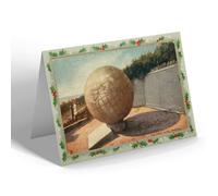 CHRISTMAS NOTELET - Vintage Dorset - The Great Globe, Swanage