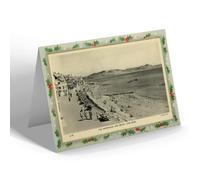 CHRISTMAS NOTELET - Vintage Dorset - The Promenade and Beach, Lyme Regis