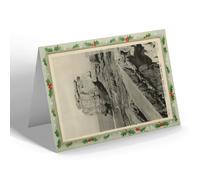 CHRISTMAS NOTELET - Vintage Dorset - The Pulpit Rock, Portland (c)