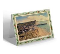 CHRISTMAS NOTELET - Vintage Dorset - West Bay, Near Bridport (b)