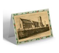 CHRISTMAS NOTELET - Vintage Dorset - West Knighton Church near Broadmayne