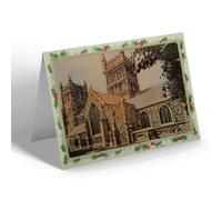 CHRISTMAS NOTELET - Vintage Dorset - Wimborne Minster (ac)