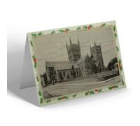 CHRISTMAS NOTELET - Vintage Dorset - Wimborne Minster (b)