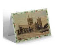 CHRISTMAS NOTELET - Vintage Dorset - Wimborne Minster (bc)