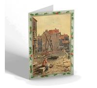 CHRISTMAS NOTELET - Vintage Durham - The Old Quay, Sunderland