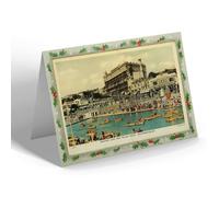 CHRISTMAS NOTELET - Vintage Essex - Boating Lake & Palace Hotel, Southend-on-Sea a b