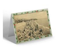 CHRISTMAS NOTELET - Vintage Essex - Lilley Farm Beach, Near Holland-on-Sea