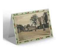 CHRISTMAS NOTELET - Vintage Essex - Priory Cottage and Square, St. Osyth (b)