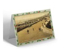 CHRISTMAS NOTELET - Vintage Essex - Sunk Band Stand, Clacton-on-Sea (ac)