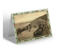 CHRISTMAS NOTELET - Vintage Essex - West Beach, Clacton-on-Sea (a)