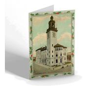 CHRISTMAS NOTELET - Vintage Florida USA - Jacksonville. Post Office and Custom-house