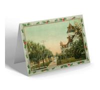 CHRISTMAS NOTELET - Vintage Florida USA - St Petersburg. Second Street