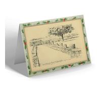 CHRISTMAS NOTELET - Vintage Gloucestershire - East Porticus, Chedworth Roman Villa