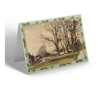 CHRISTMAS NOTELET - Vintage Gloucestershire - The Five Elms, The Green, Stone (b)