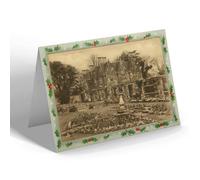 CHRISTMAS NOTELET - Vintage Gloucestershire - The Manor House, Upper Slaughter (b)