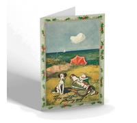 CHRISTMAS NOTELET - Vintage Golf - They Call This Playing Golf!