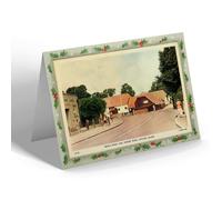 CHRISTMAS NOTELET - Vintage Hampshire - Beach Road and Manor Road, Hayling Island b