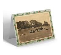 CHRISTMAS NOTELET - Vintage Hampshire - New Forest Ponies