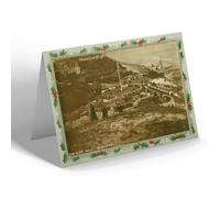 CHRISTMAS NOTELET - Vintage Hampshire - The Cliff Walk, Boscombe