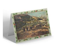 CHRISTMAS NOTELET - Vintage Hampshire - The Cliff Walk, Boscombe (b)