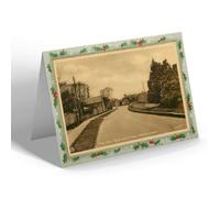 CHRISTMAS NOTELET - Vintage Hampshire - The Main Road and Village, Bishops Sutton