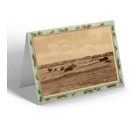 CHRISTMAS NOTELET - Vintage Hampshire - View Across the Links, Rowlands Castle