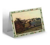 CHRISTMAS NOTELET - Vintage Herefordshire - General View Of Grosmont, Hereford (b)