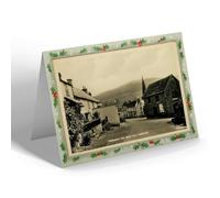 CHRISTMAS NOTELET - Vintage Herefordshire - Grosmont and Craig Hill, Hereford