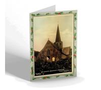 CHRISTMAS NOTELET - Vintage Herefordshire - The Church, Grosmont, Hereford (b)