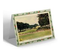 CHRISTMAS NOTELET - Vintage Hertfordshire Gardens/White Bridge Welwyn Garden City b