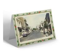 CHRISTMAS NOTELET - Vintage Hertfordshire - High Street and Parade, Watford (b)