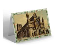 CHRISTMAS NOTELET - Vintage Hertfordshire - St. Albans. The Abbey (ac)